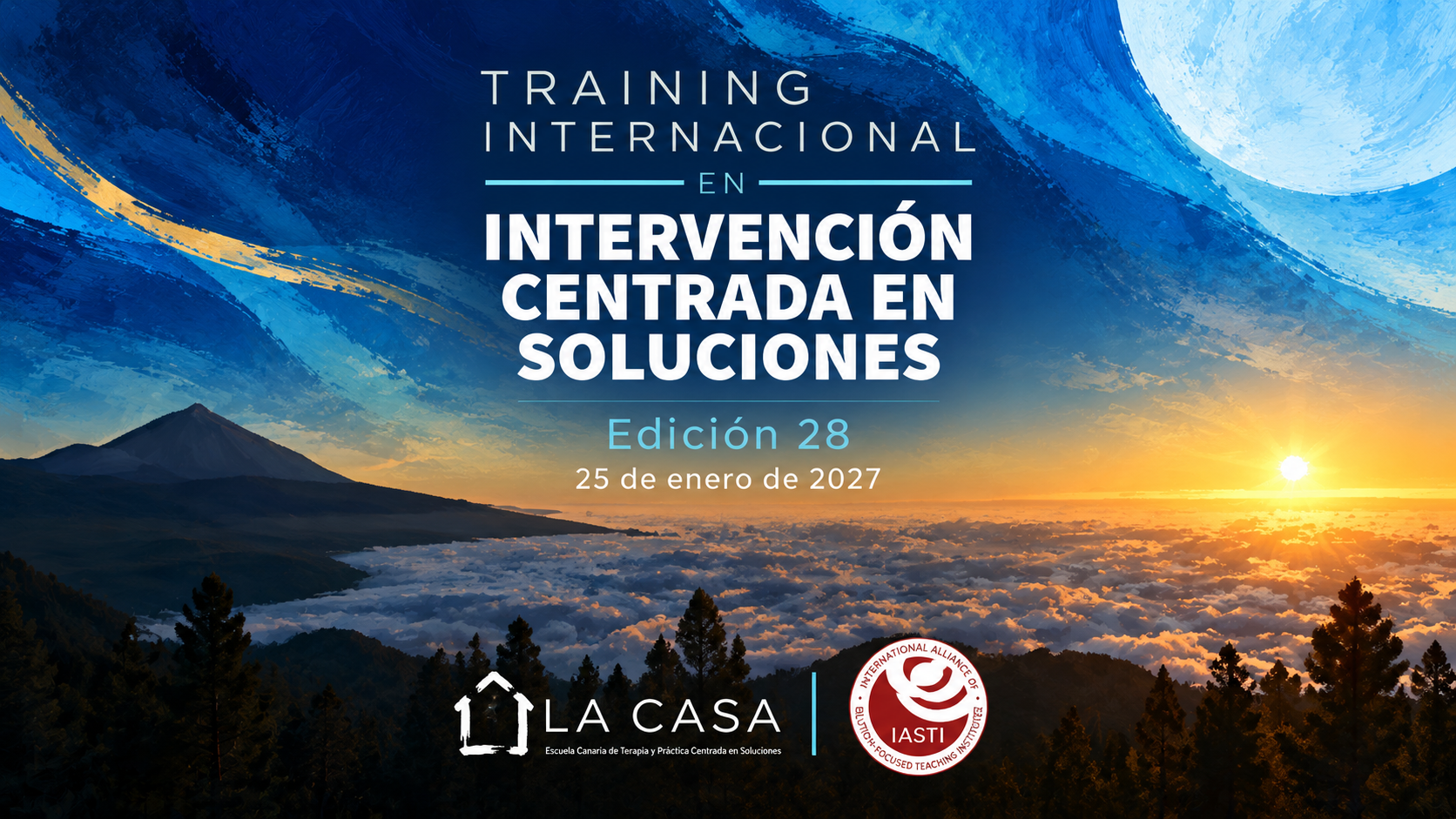 EDICIÓN 28. TRAINING INTERNACIONAL EN INTERVENCIÓN CENTRADA EN SOLUCIONES. Inicio 25 de Enero de 2027